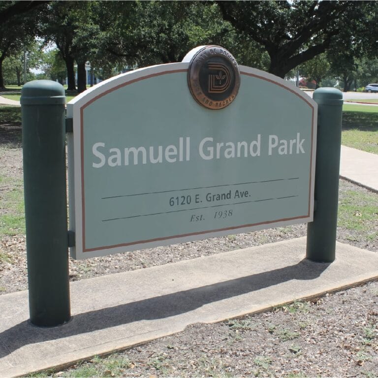 samuell grand park logo 768x768