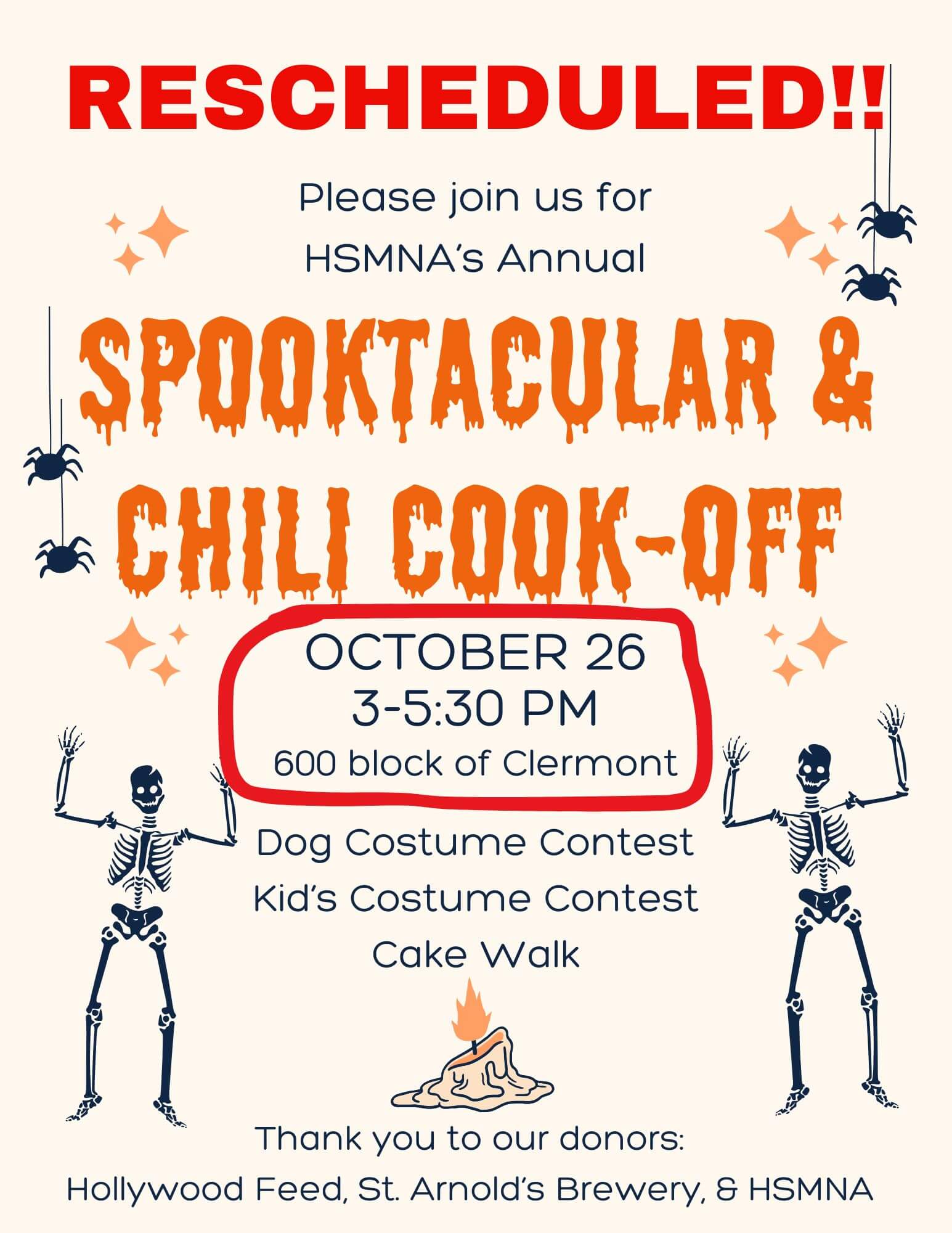 Spooktacular 2025 Agenda